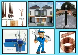 Distributor Perlengkapan Pasang Penangkal Petir & Instalasi