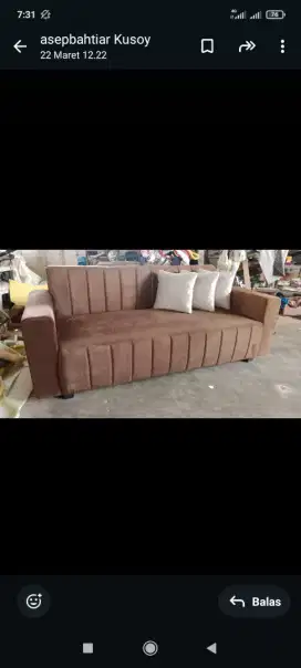 Custom sofa 3 seater mewah