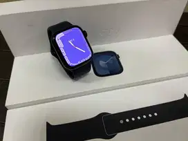 iWatch 9 41mm Midnight Garansi Aktif Fullset Original