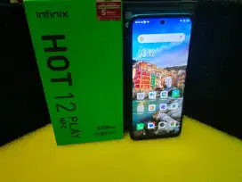 Infinix Hot 12 Play NFC RAM 4+1/64 Fullset Original