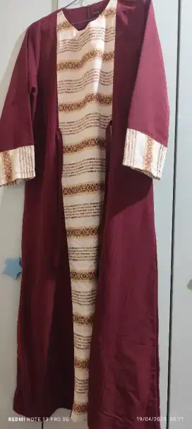 Bagus Gamis maroon UK M
