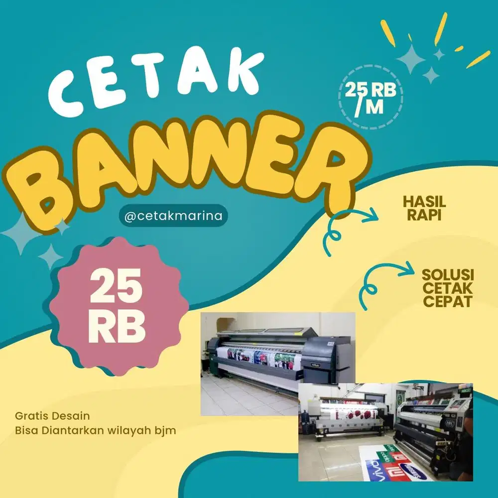 Cetak spanduk cepat dan berkualitas 1 hari jadi