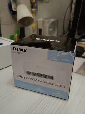 D-Link DES-1005C 10/100 Mbps Switch HUB 5 port 100% Barang Baru Gan