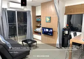 Dijual Apartement Cosmo Terrace High Floor Type Studio Full Furnished