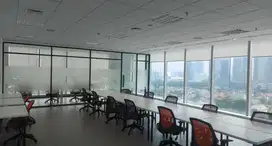 Sewa Kantor 105 m2 Siap Huni di Cyber 2 Tower Kuningan, Hrg All In