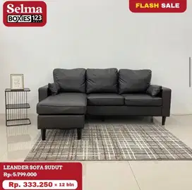 Leander sofa L kulit