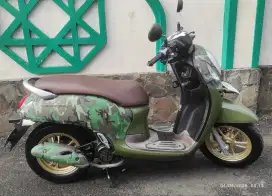 Honda Scoopy Militer Limited Edition Pajak On Surat Komplit.