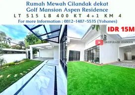 Rumah Mewah Cilandak dekat Golf Mansion Aspen Residence