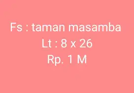 Di Jual murah Rumah 1 lt, di Masamba.