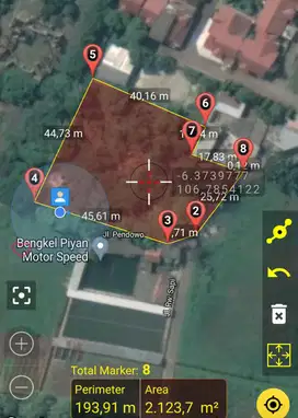 Dijual Tanah Di Jalan Raya Pendowo, Limo Depok