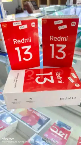 Redmi 13 8+8/128gb 108mp baru segel box promo
