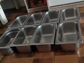 Food Pan ukuran 1/4x10cm (26, 5x16, 2x10) 8pcs