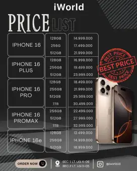 Cicilan iphone 16 tanpa dp tenor hingga 24 bulan