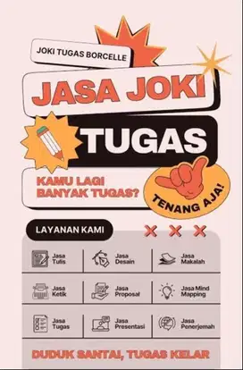 Jasa Open joki tugas kuliah
