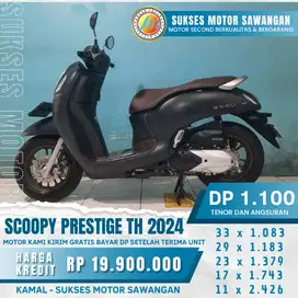 Modal ktp & kk sudah bisa proses SCOOPY PRESTIGE TH 2024 murah meriah