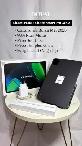 Xiaomi Pad 6 + Xiaomi SmartPen
