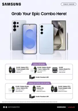 PROMO BELI SAMSUNG S25 SERIES DAPATKAN BUDS 3 PRO, TAB A9, TAB A9+ DLL