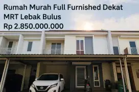 Dijual Cepat! Rumah 2 Lantai Mewah 10 Menit ke MRT Lebak Bulus LT 97m2