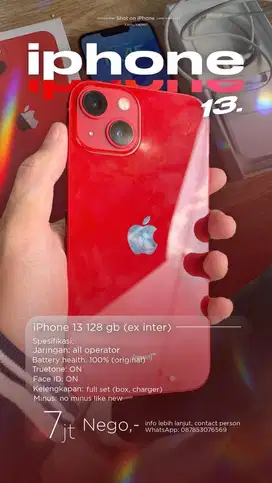 iphone 13 128gb ex inter
