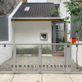 Pasang Pagar Minimalis Sliding Lipat Sawargi Kreasindo