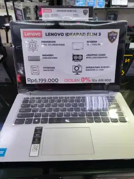 Cicilan Bunga 0% Laptop Lenovo Ideapad Slim 3