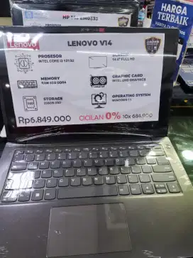 Cicilan Bunga 0% Laptop Lenovo V14