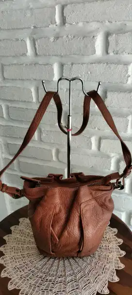 Tas kulit gajah coklat