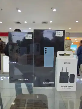 SAMSUNG GALAXY S24 FE 8+8/256GB RESMI SEIN + ADAPTER ORI 25W
