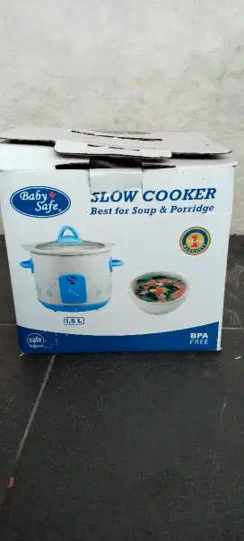 Slow cooker merk baby safe 1,5L