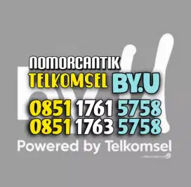 (bisa COD) Nomor Cantik Kartu TELKOMSEL by.U byU 5758 #6