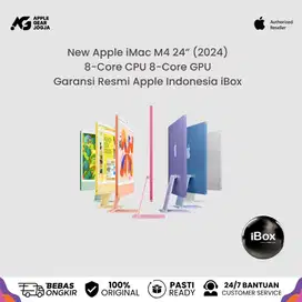 (iBox) New iMac M4 2024 24” Inch 16GB 256GB Garansi Resmi Indonesia