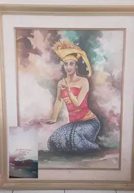 Lukisan Bali karya tahun 1990an
