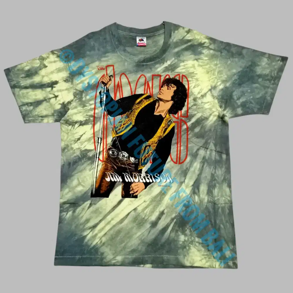Vintage 1988 T-shirt Band The Doors - Jim Morrison Tie Dye