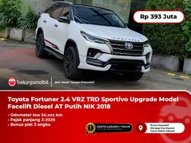 Toyota Fortuner 2.4 VRZ TRD Sportivo Diesel AT Putih 2018/2019