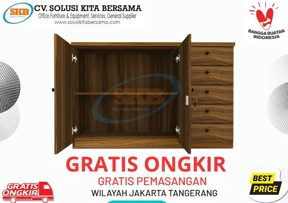LEMARI CRADENZA PINTU SWING  PANEL
