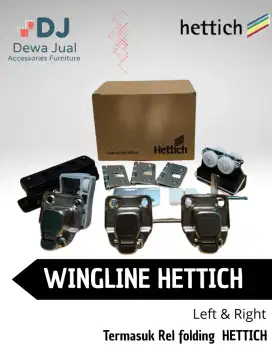 WINGLINE HETTICH﻿ Left  & Right termasuk Rel Folding