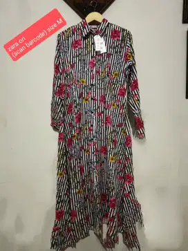 zara printed dresss