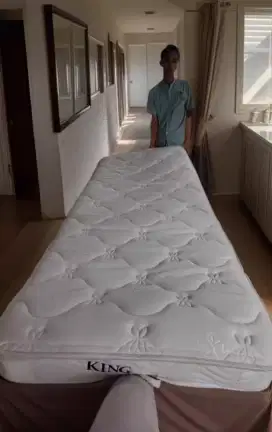 Jual murah matras bed kingkoil latex uk 90 tanpa per