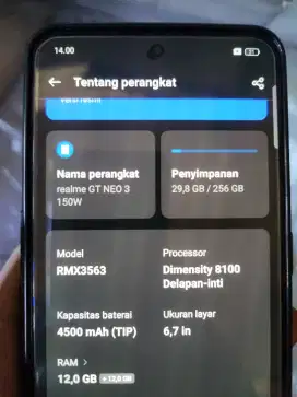 REALME GT NEO 3 150W