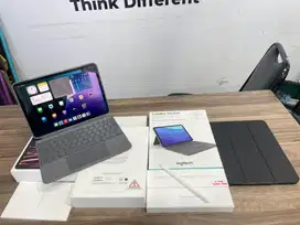 ipad pro m2 128gb second ibox  (satu paket)