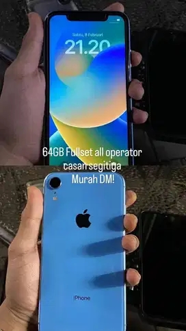 Iphone xr blue 64 gb