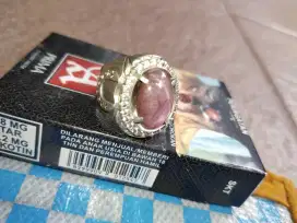 Batu Ruby ring perak