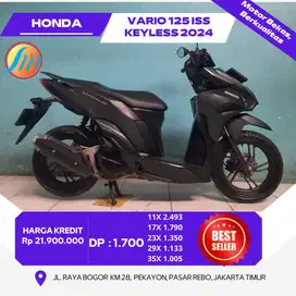 HONDA VARIO 125 ISS TAHUN 2024 BERGARANSI, SIAP PAKAI, BARANG GRESS