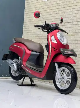 Perfect Condition!!Honda Scoopy PMK 2023 Red Matte N Asli-Mustika