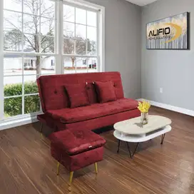 Sofabed/ALIFIO/Type Burgos/Fabrick Velvet/Cozy/2 Seater (120cm)