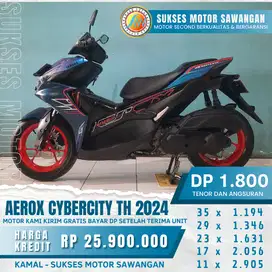 Modal ktp & kk Aja Bisa langsung proses AEROX CYBERCITY TH 2024 second