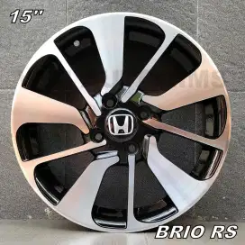 VELG BRIO RS R.15 model ORI kualitas Bagus SNI