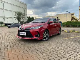 Low KMTDP 10JT Toyota Yaris 1.5 TRD Sportivo Bensin-MT Merah 2021