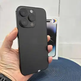 iPhone 14 Pro 128GB Fullset second resmi Space Black