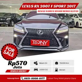 Lexus RX 200T F-Sport 2.0 AT 2017 Hitam